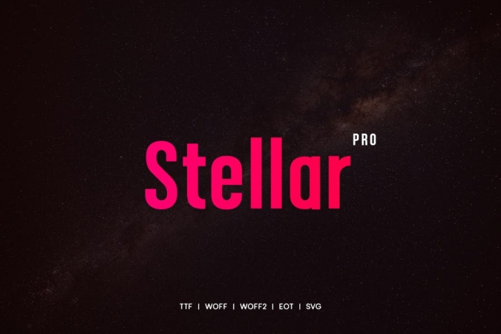 Stellar - Modern Typeface + WebFonts Font Download
