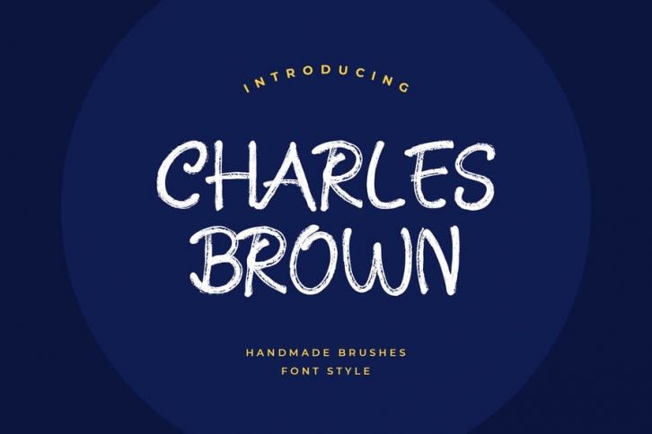 Charles Brown Handmade Brush Font Font Download