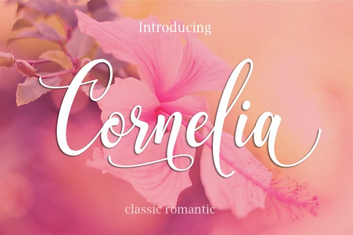 CORNELIA Modern Script Font Download