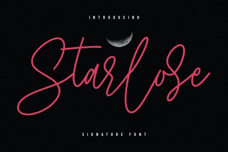 Starlose Signature Font Font Download