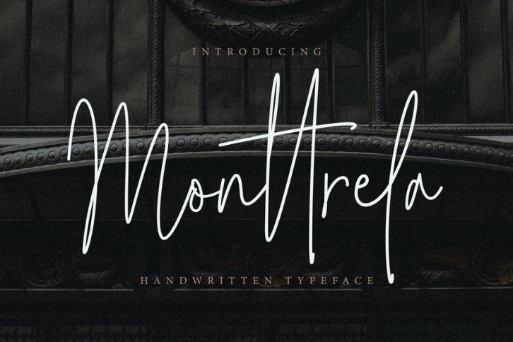 Monttrela Handwritten Font Font Download