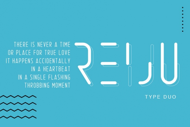 Reiju | Typeface Duo Font Download