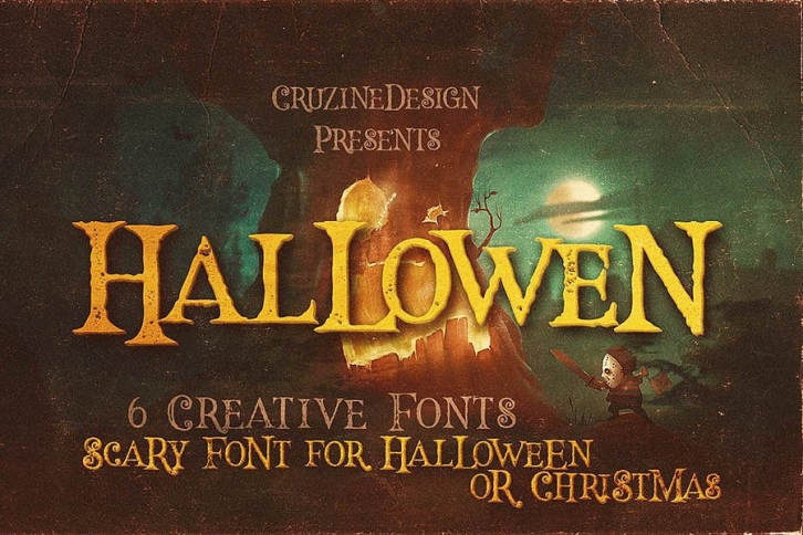Hallowen Typeface Font Download
