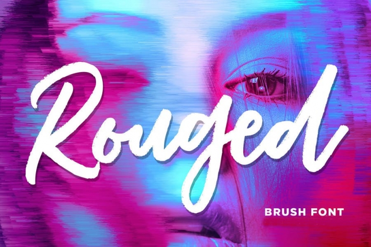 Rouged Brush Font Download