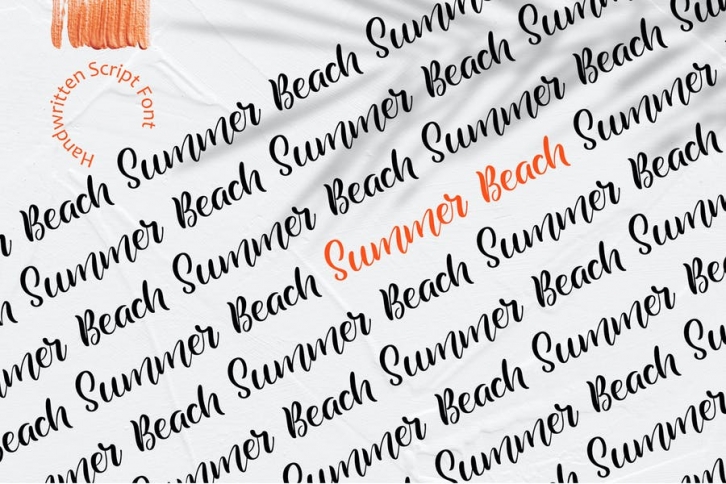 Summer Beach Handwritting Font Font Download