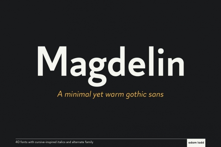 Magdelin Font Family Font Download