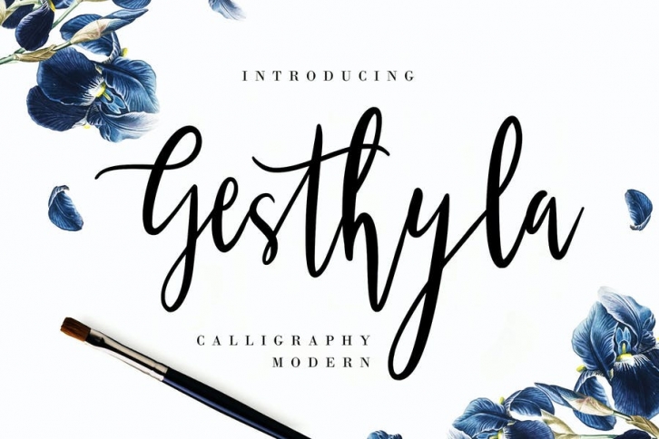 Gesthyla Calligraphy Modern Font Download