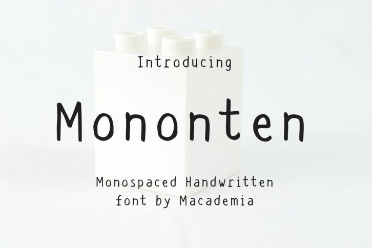 Mononten - Monospaced Font Download