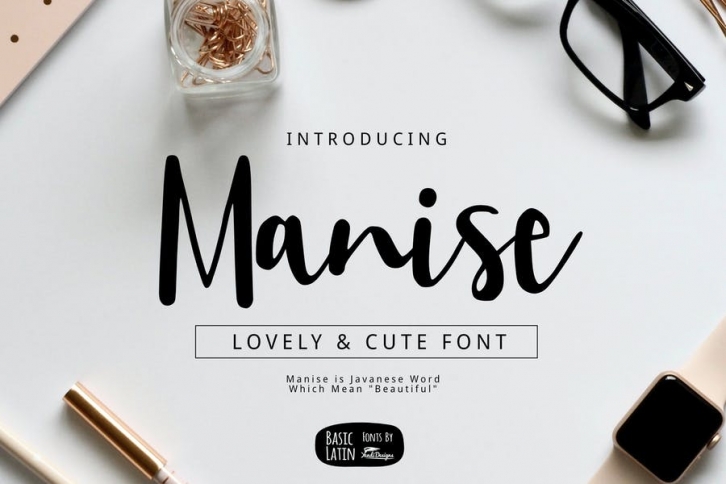 Manise Lovely Script Font Font Download