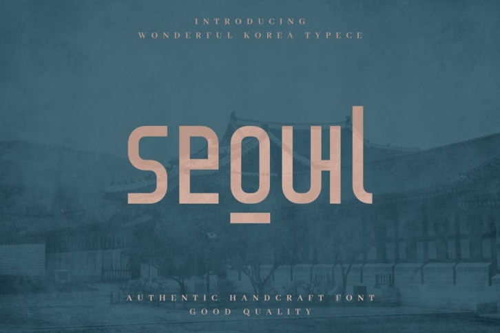 Seoul - Authentic Korean Typeface Font Download