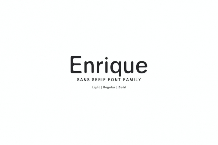 Enrique Sans Serif Font Family Font Download