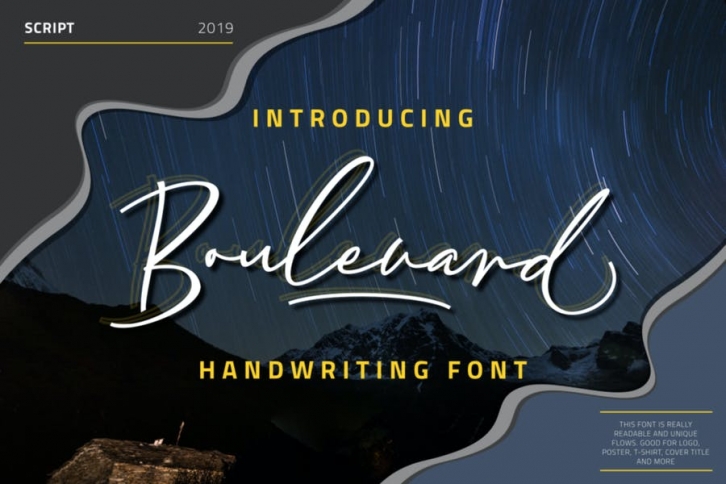 Boulevard - Handwriting Font Font Download