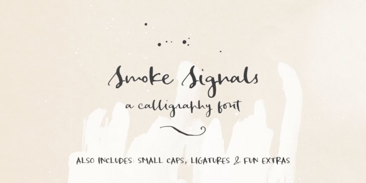 Smoke Signals Font Download