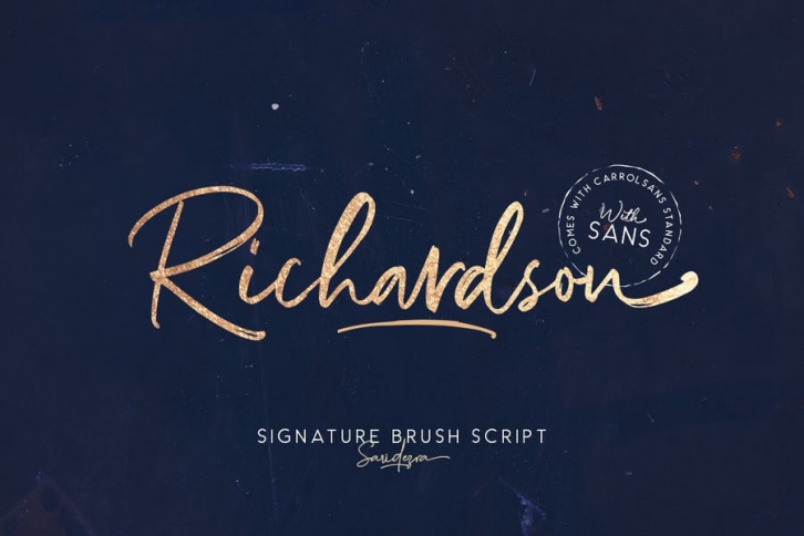 Richardson - Signature Brush Font Download