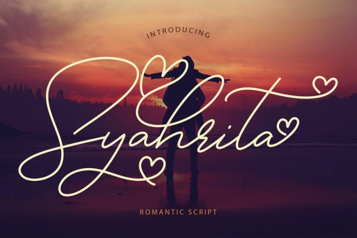 Syahrita Beautiful Romantic Font Font Download