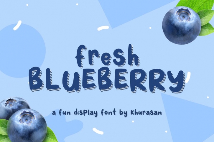 Fresh Blueberry Font Download