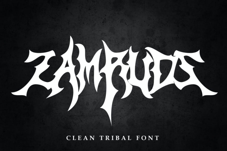 Zamruds - Tribal Font Font Download