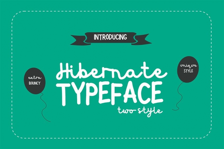 Hibernate Two Style Font Font Download