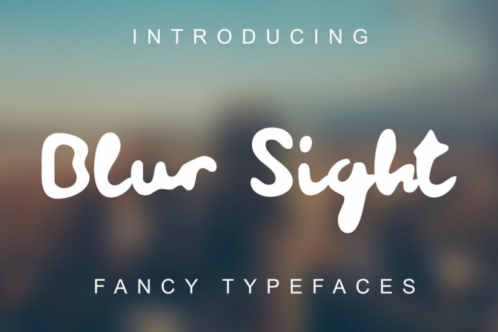 Blur Sight Font Download