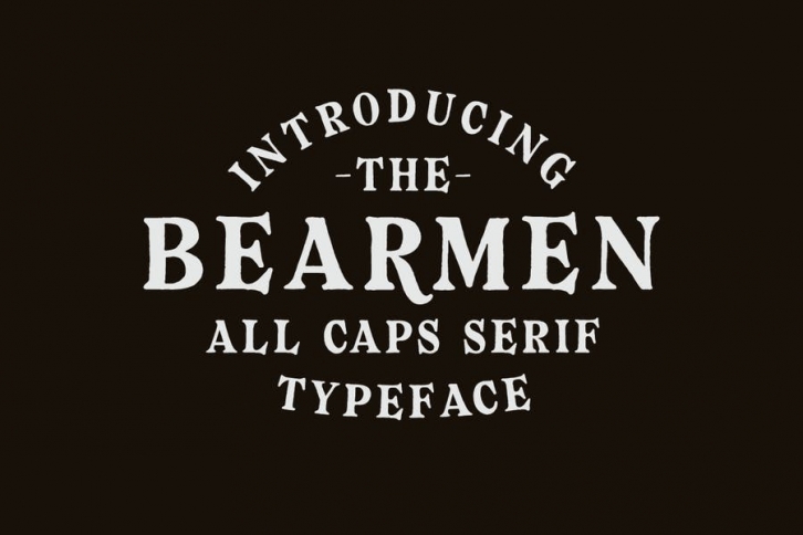 Bearmen Vintage Typeface Font Download