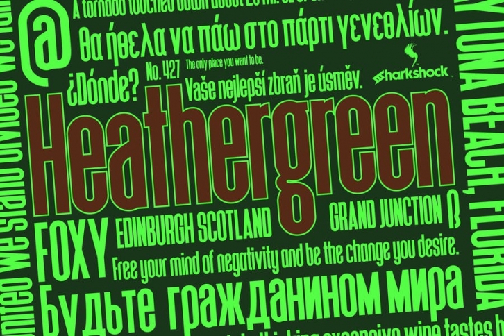 Heathergreen Font Download