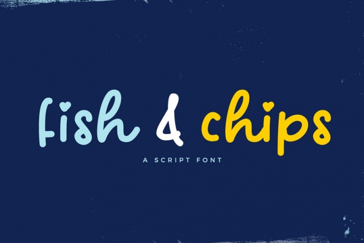 Fish and Chips Script Font Font Download
