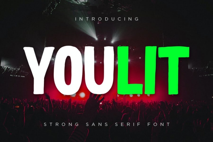 Youlit - Bold Strong Sans Serif Font Font Download
