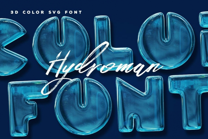 Hydroman Color Font Font Download