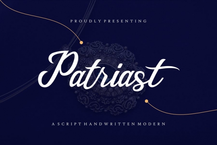 Patriast - Elegant Handwritten Signature Font Download