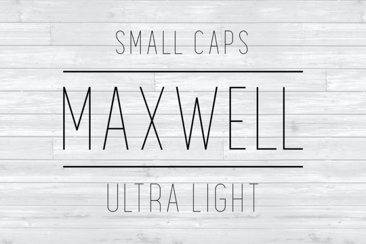 Maxwell Sans Small Caps UltraLight Font Download