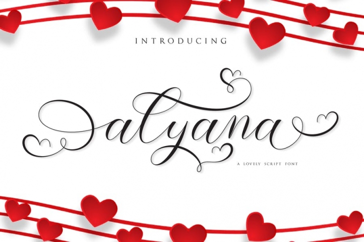 Alyana - Script Font Font Download