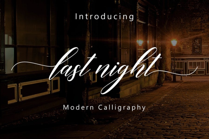 Last Night Script Font Download
