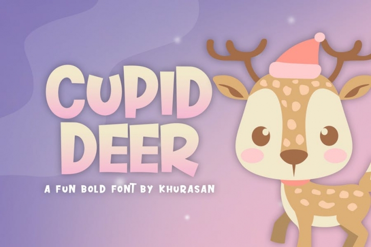 Cupid Deer Font Font Download