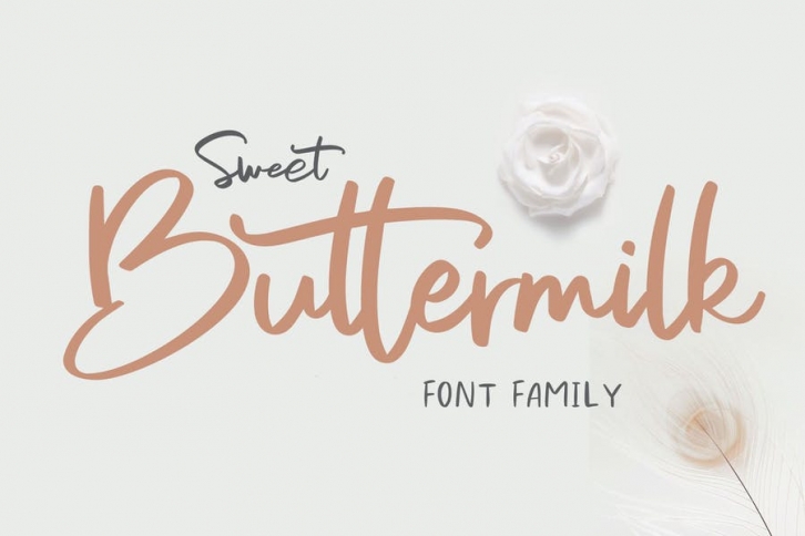 Sweet Buttermilk - Font Family Font Download