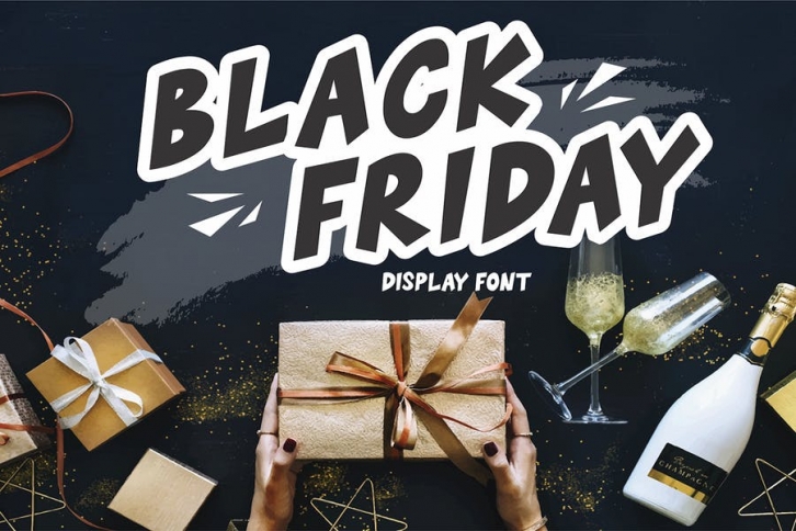 Black Friday - Display Font Font Download
