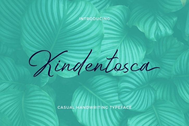 Kindentosca - Casual Handwriting Font Download
