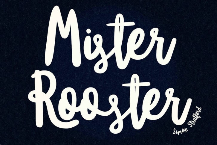 Mister Rooster font Font Download
