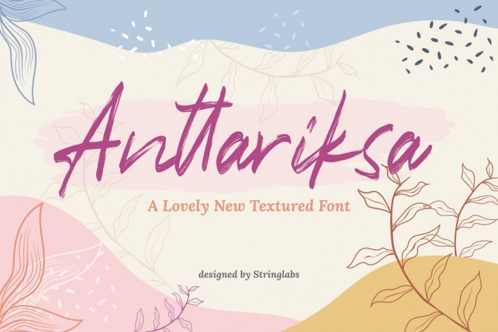 Anttariksa - Brush Script Font Font Download