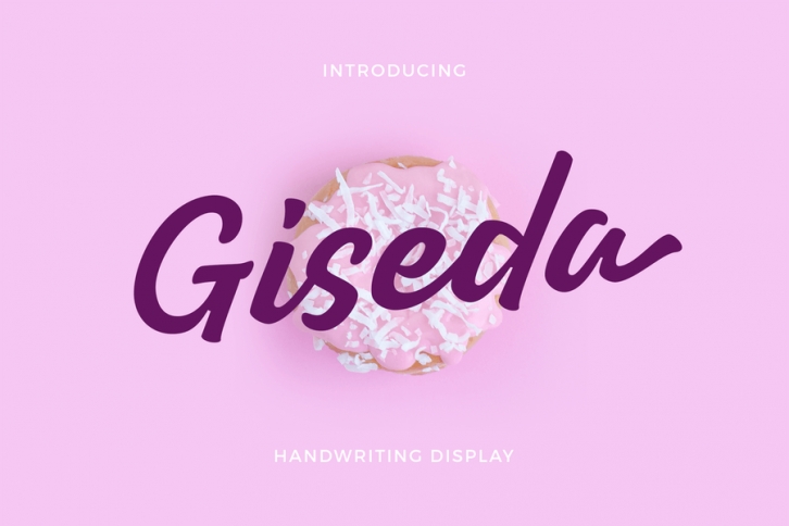 Giseda - Handwriting Display Font Download