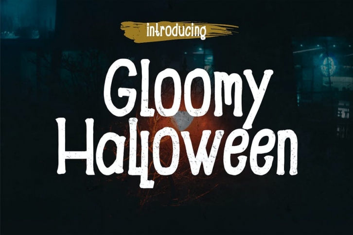 Gloomy - Halloween Font Font Download