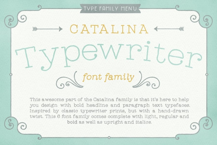 Catalina Typewriter Font Download