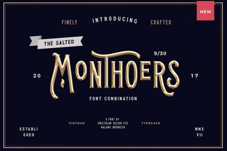 Salted Monthoers Font Download