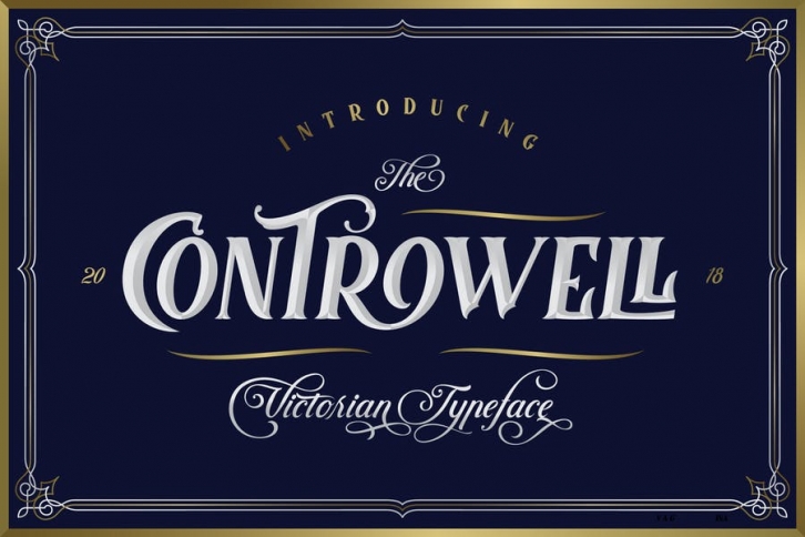 Controwell Victorian Typeface Font Download