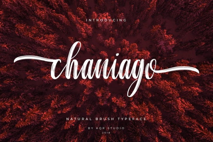 Chaniago Natural Brush Typeface Font Download