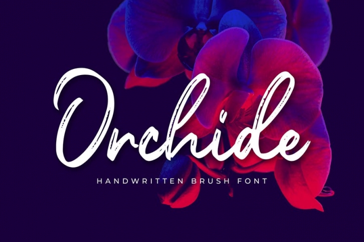 Orchide - Handwritten Brush Font Download