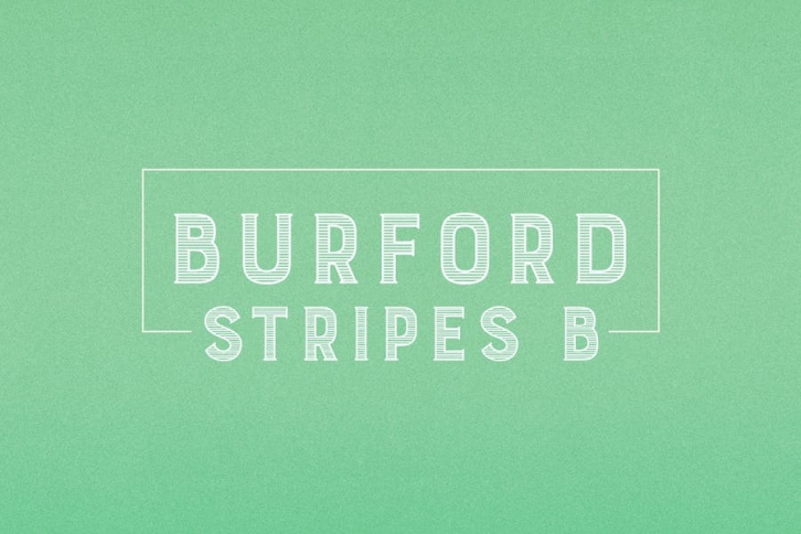 Burford Stripes B Font Download