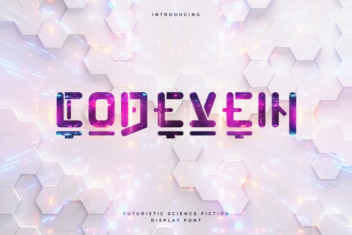 Codevein - Futuristic Technology Typeface Font Download