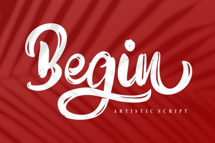 Begin Artistic Script Font Download