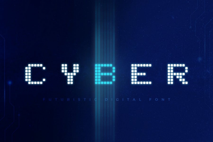 Cyber - Technology Font Font Download
