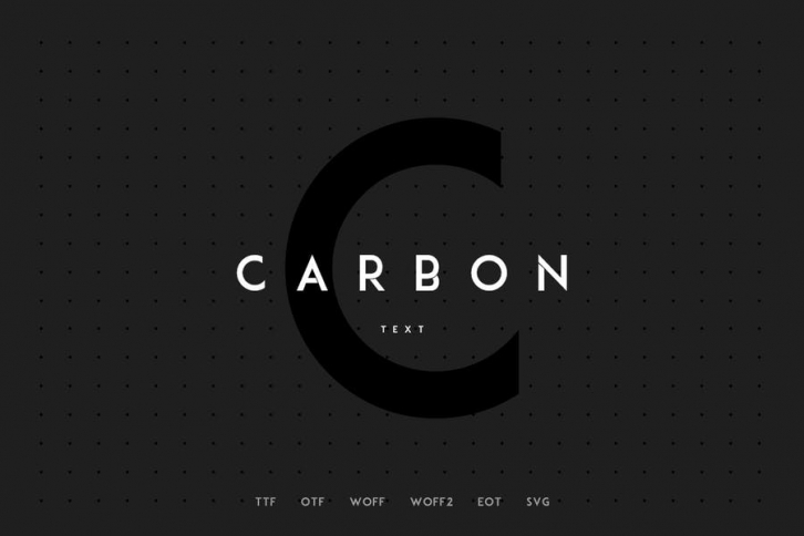 Carbon - Modern Typeface + WebFonts Font Download